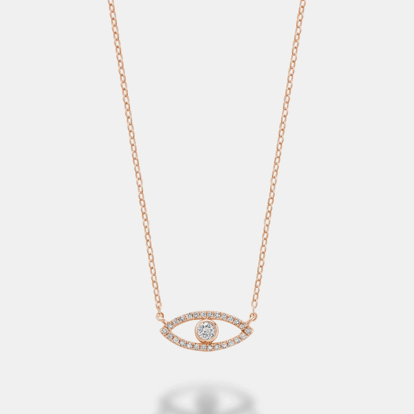 Pavé Evil Eye Necklace