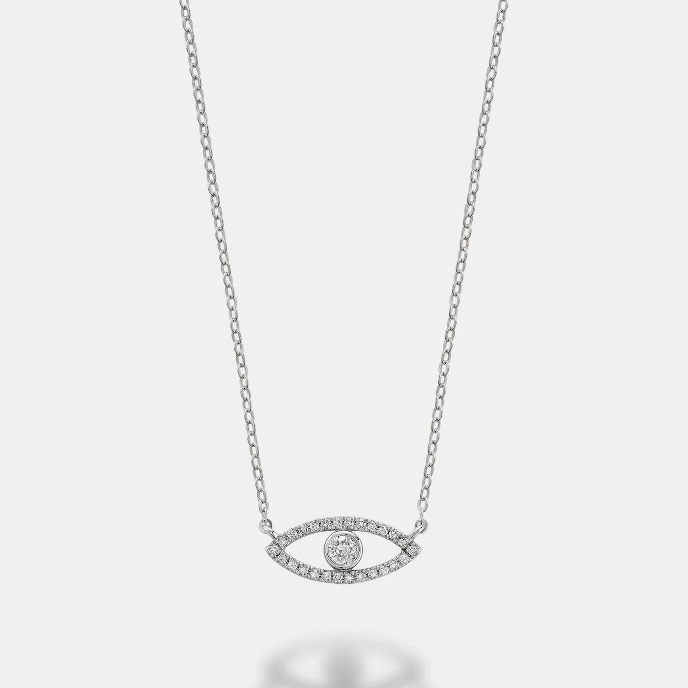 Pavé Evil Eye Necklace