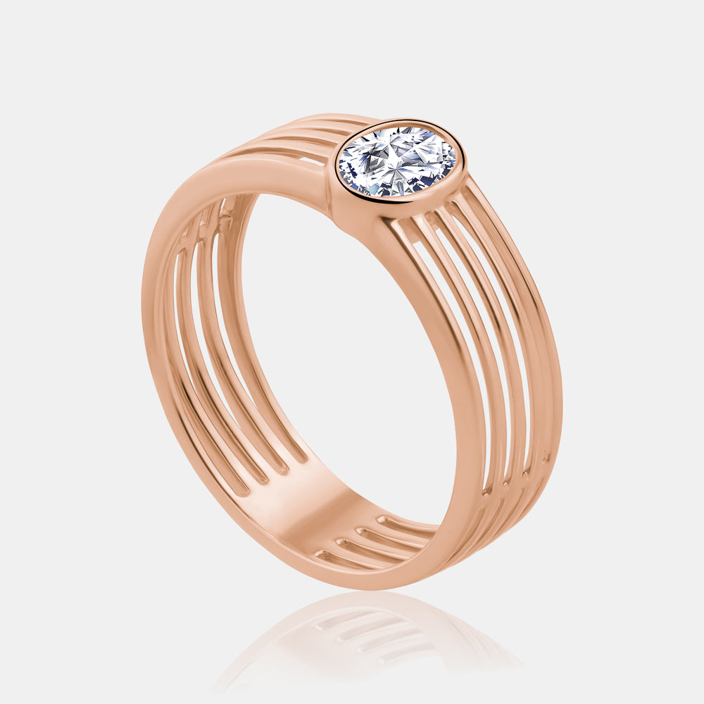 The Axis Topaz Band Ring