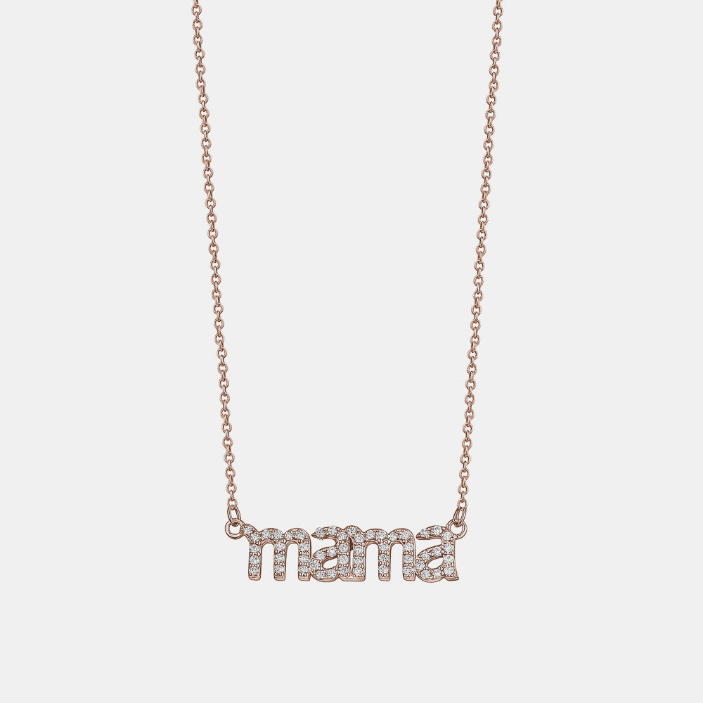 Diamond MAMA Necklace