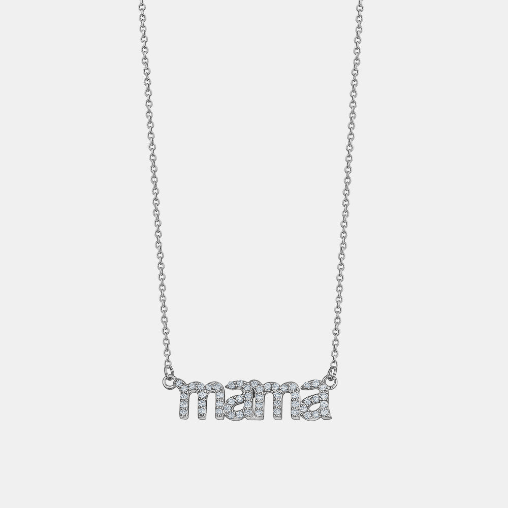 Diamond MAMA Necklace