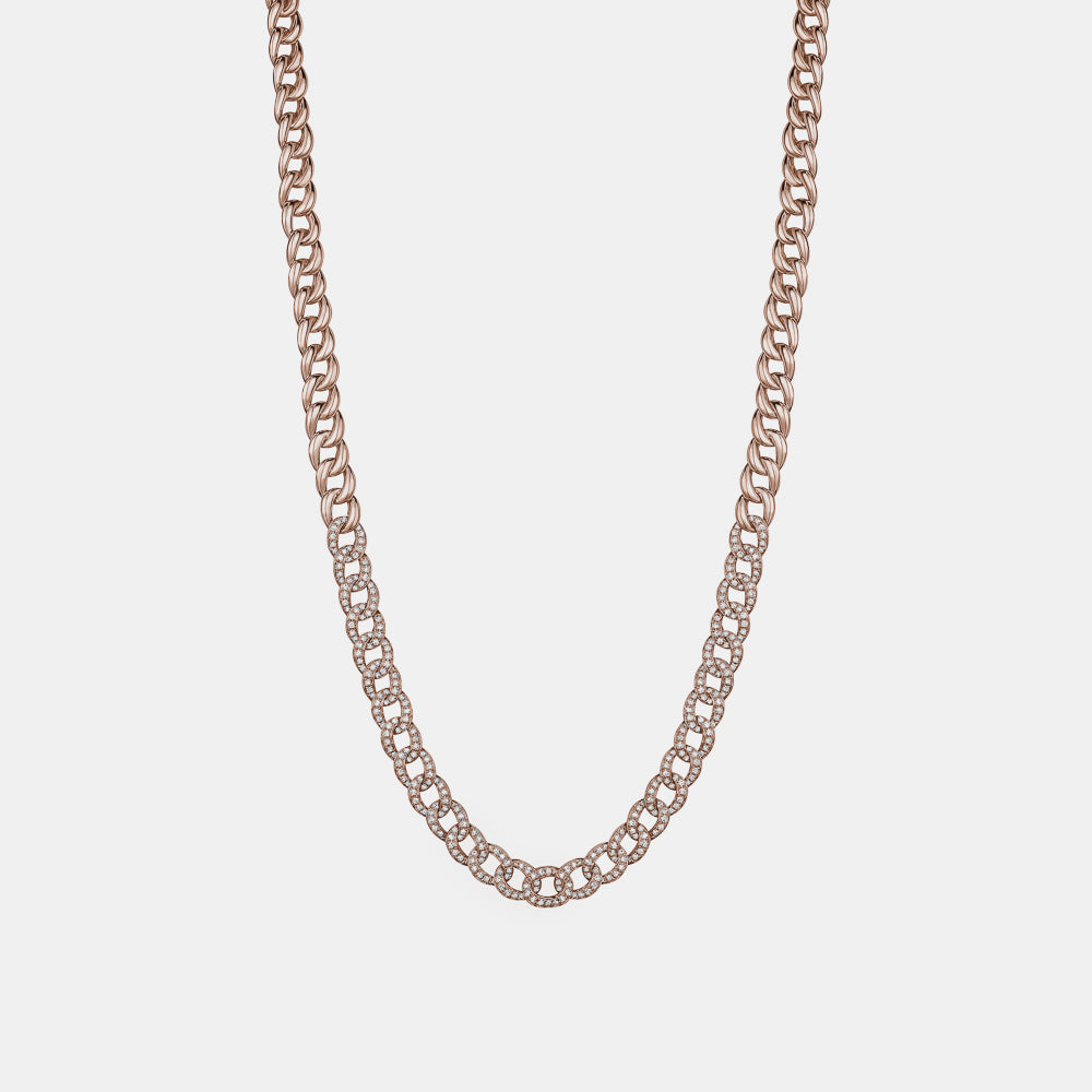 Semi Pavé Miami Cuban Link Choker