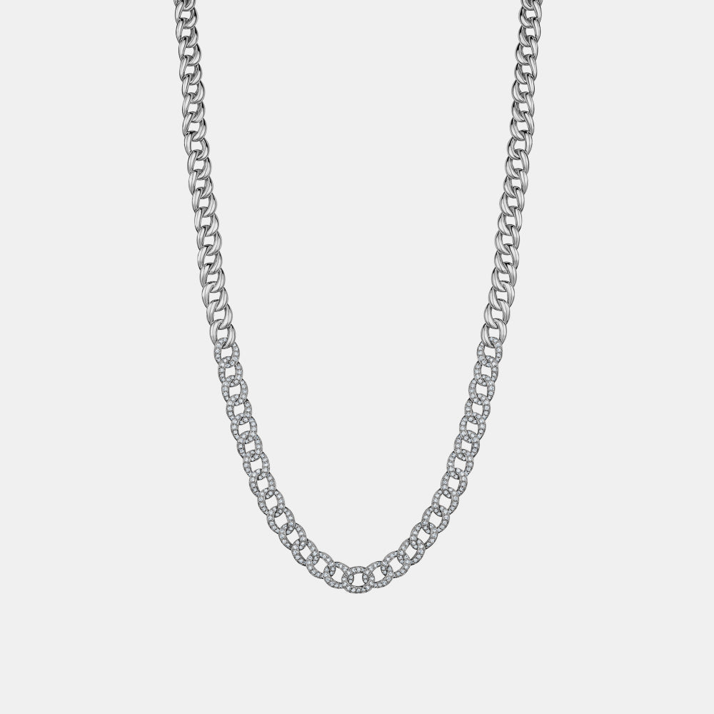 Semi Pavé Miami Cuban Link Choker