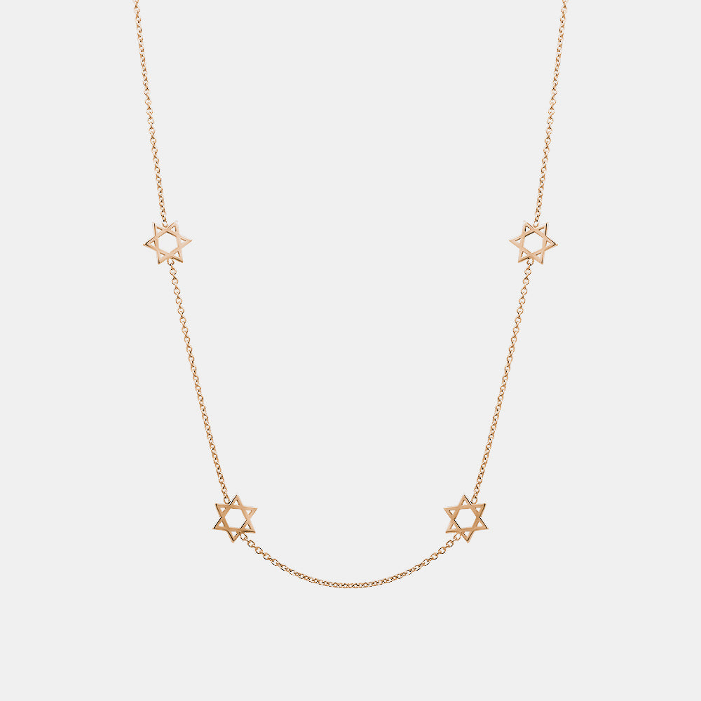 Star of David by the Yard Necklace