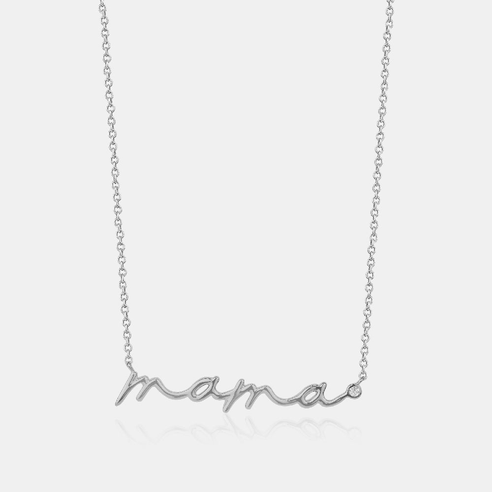 Cursive Mama Necklace