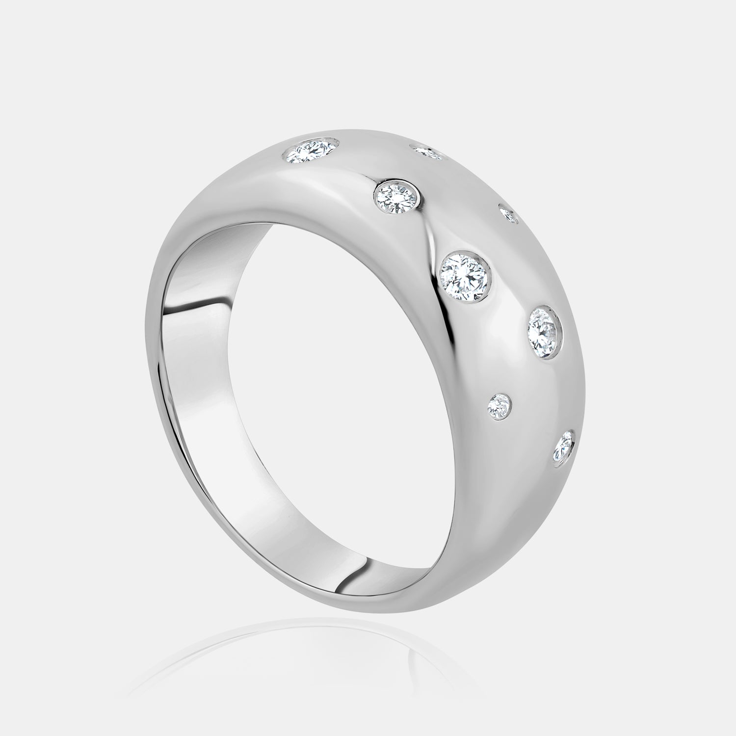 Diamond Inlay Ring