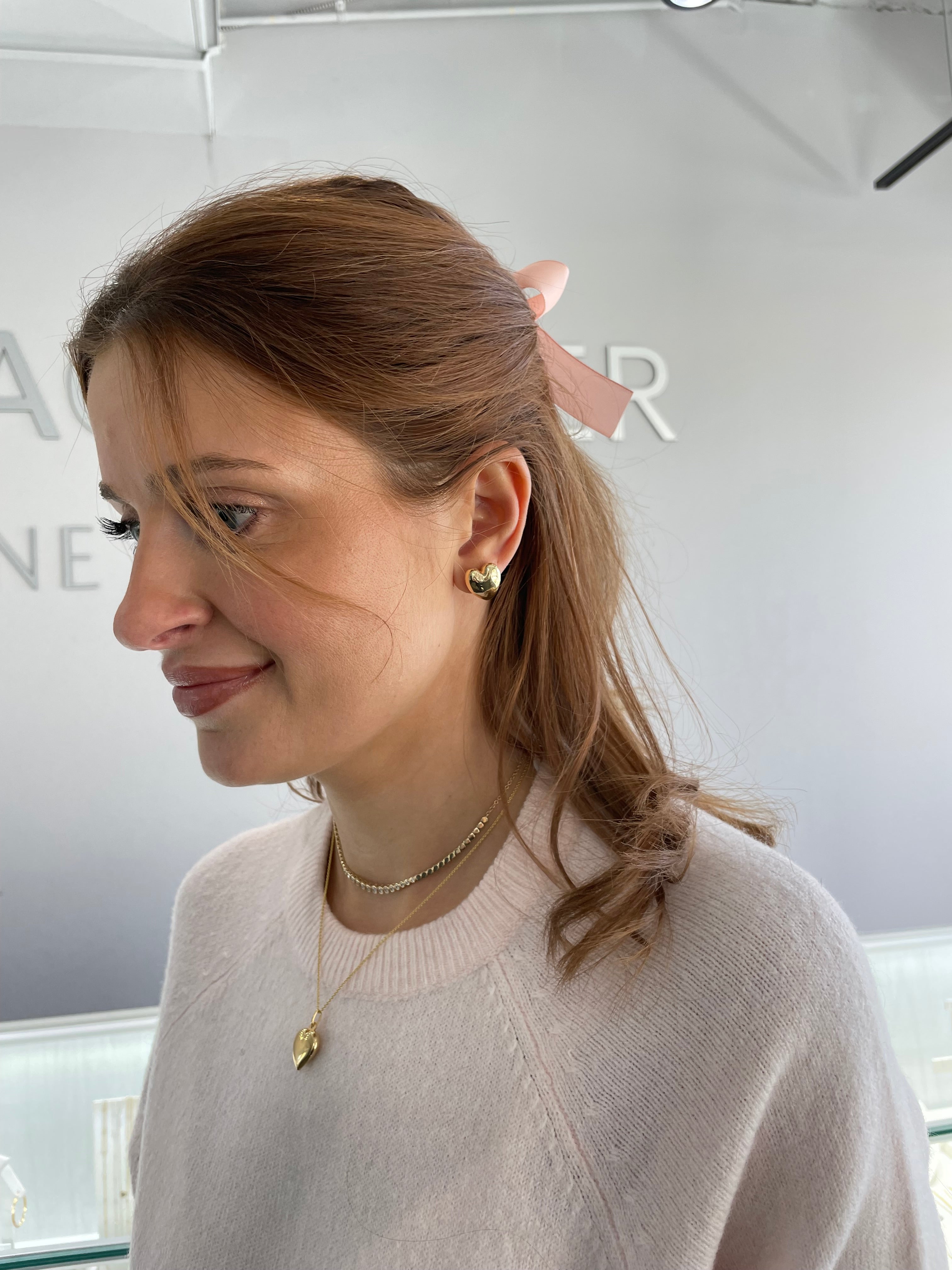 Puffy Heart Earrings