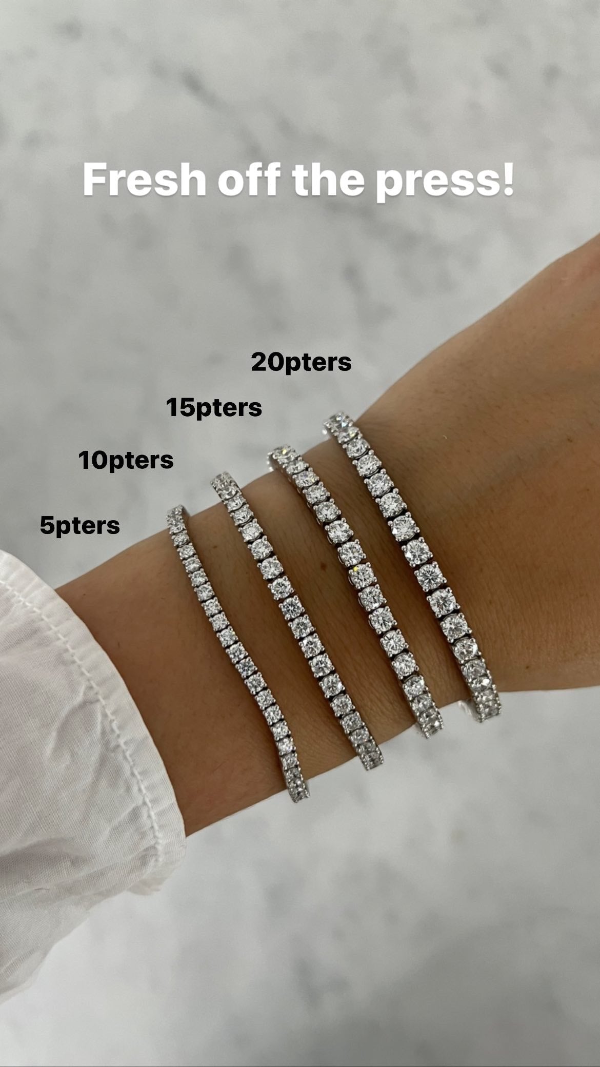 Lab Grown Diamond Tennis Bracelet