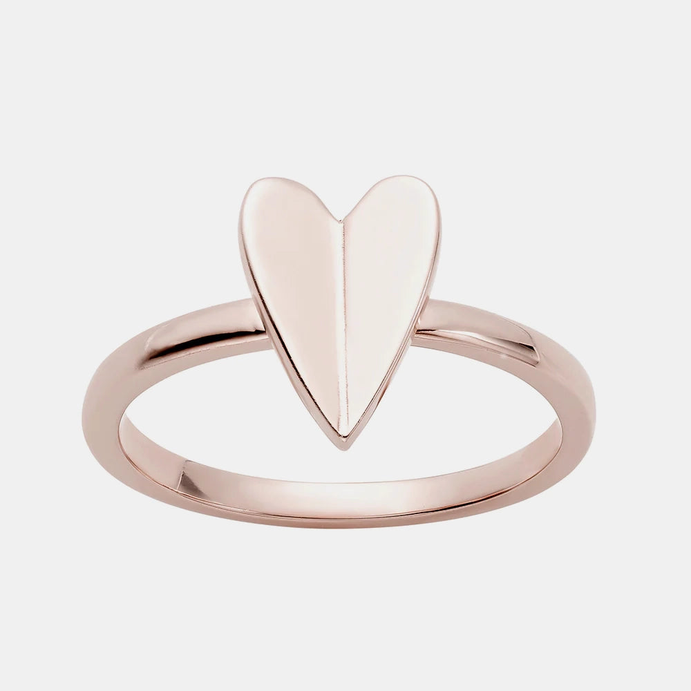 Elongated Heart Ring