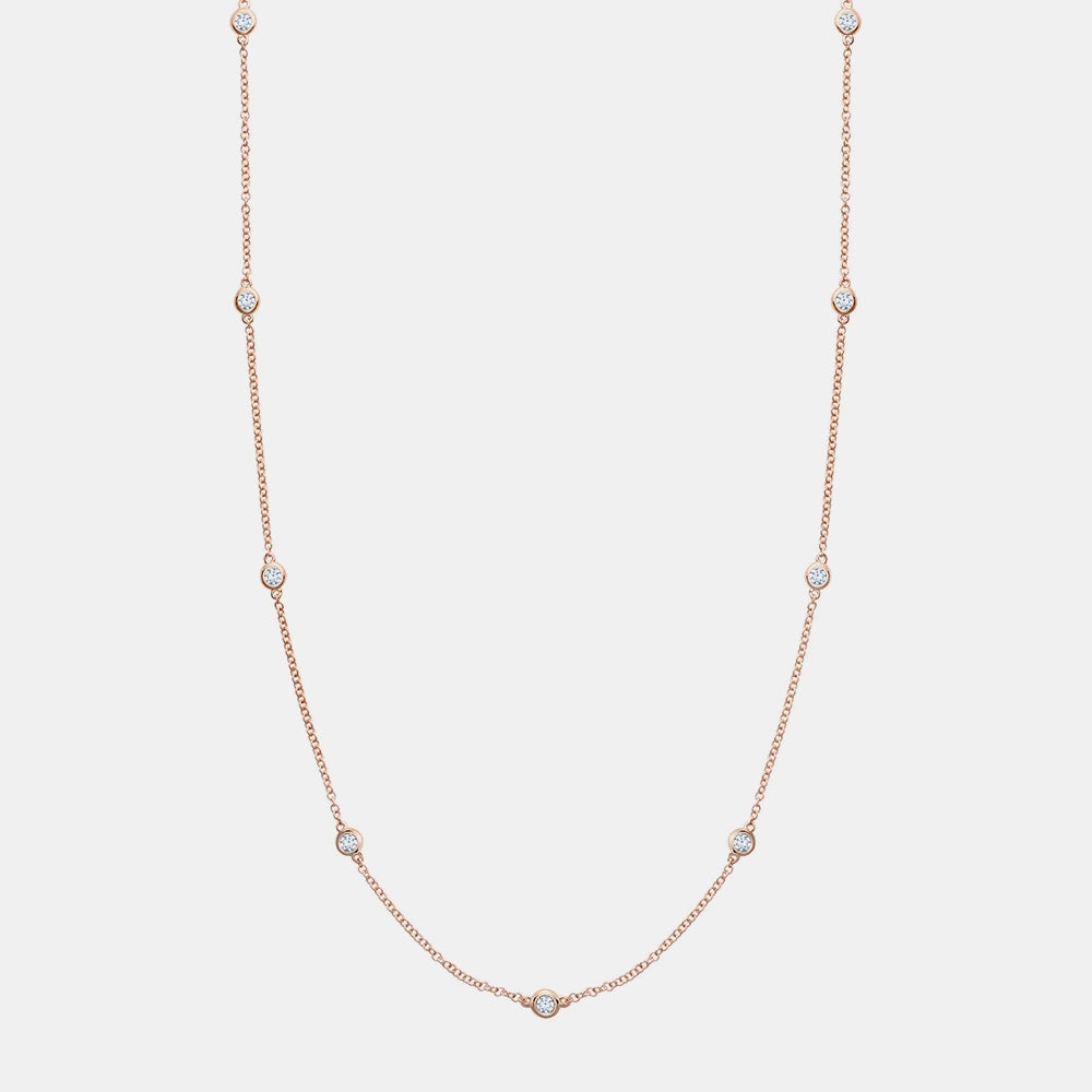 Diamond By The Yard Necklace