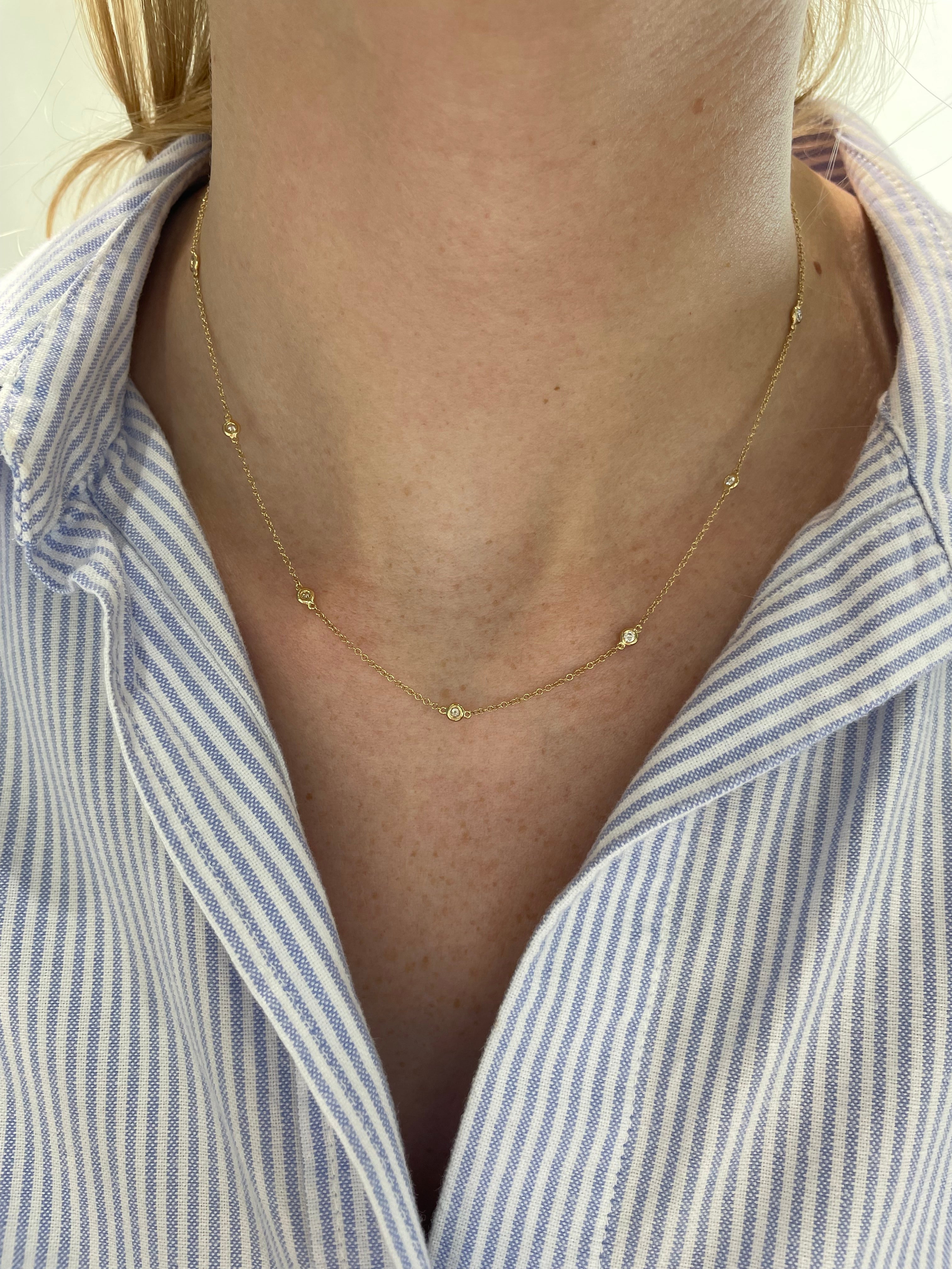 Diamond By The Yard Necklace