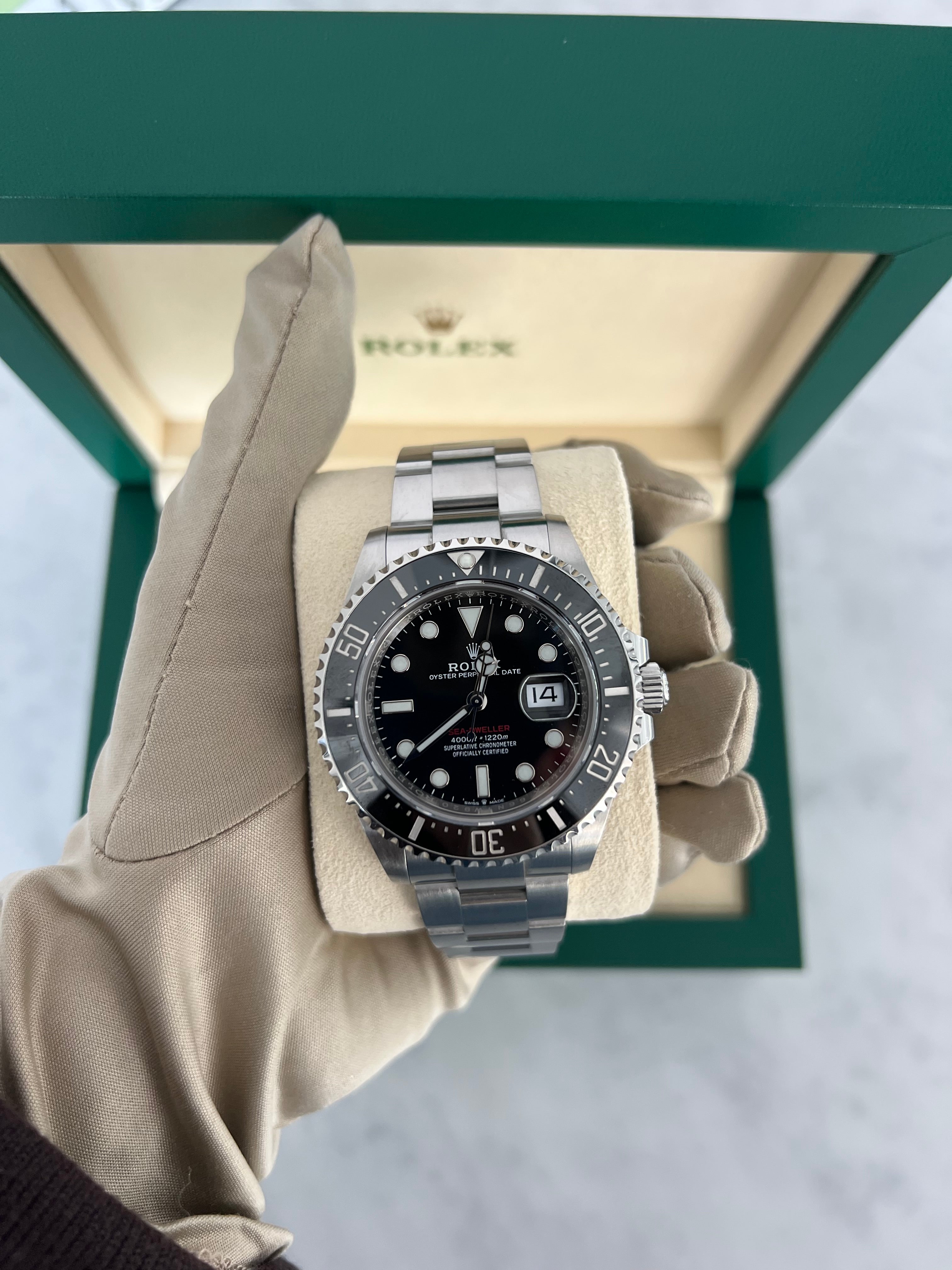 Rolex Sea Dweller Stainless Steel Black Dial 43mm 126600/2021
