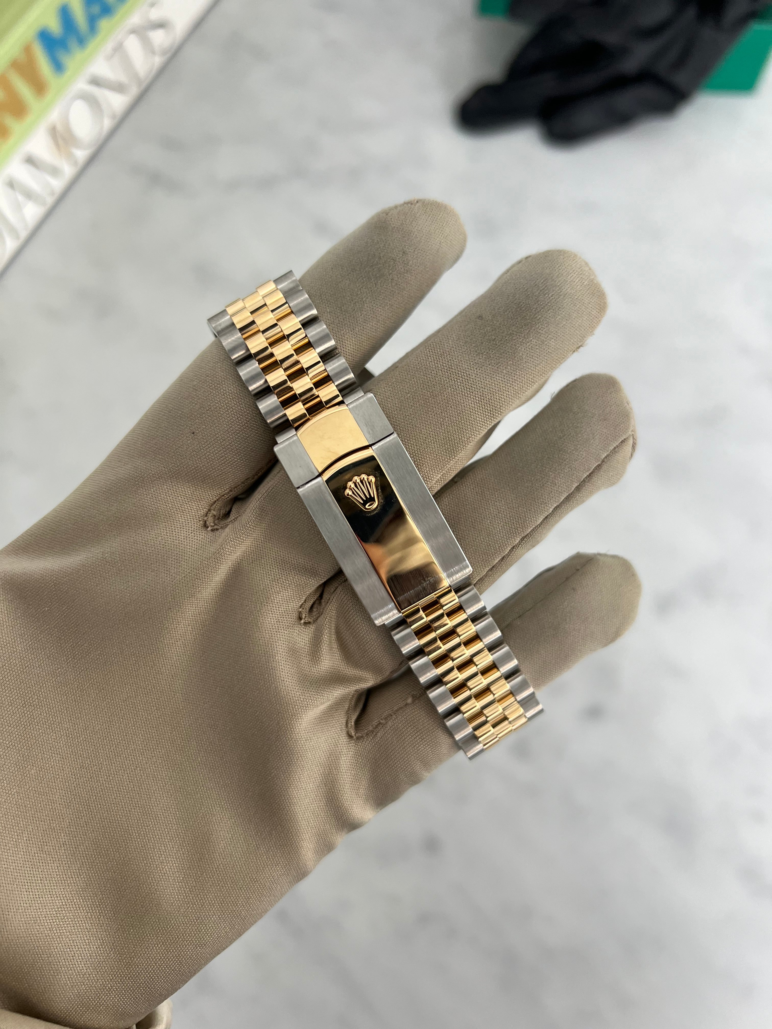 Rolex Datejust Two Tone Black Dial Jubilee Bracelet 41MM 126333/2025