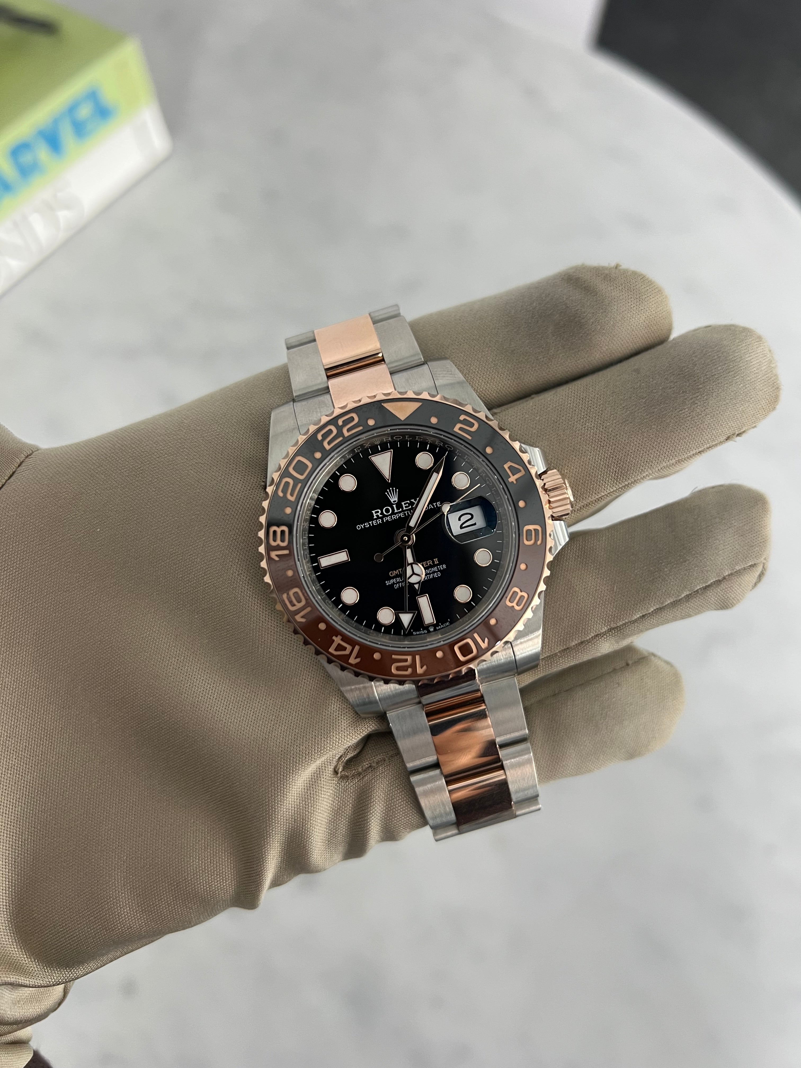 Rolex GMT Master II Two Tone Everose Gold Oyster Bracelet 40MM 126711CHNR/2025