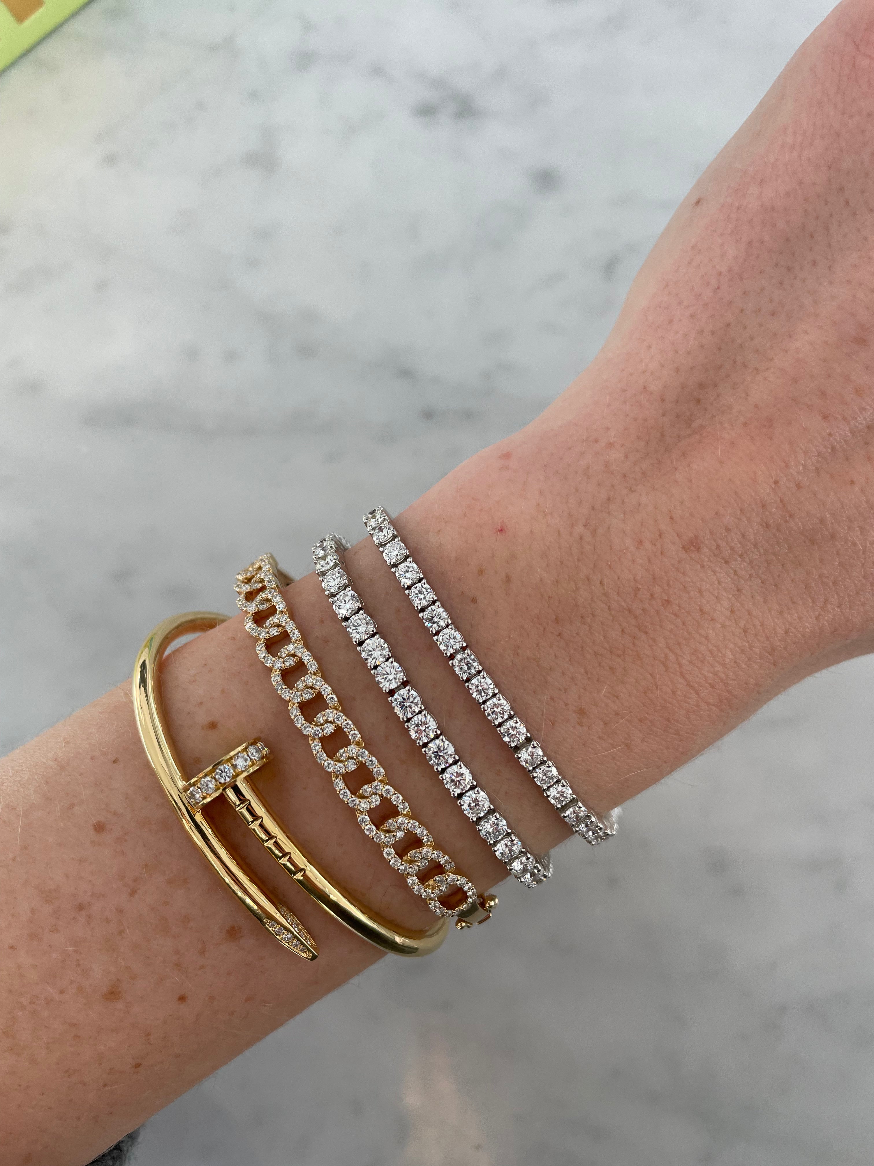 Lab Grown Diamond Tennis Bracelet