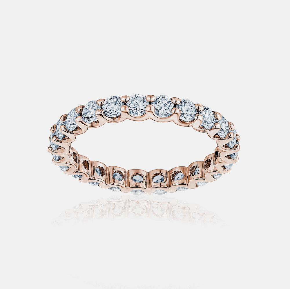 0.10ct U-Shape Diamond Ring