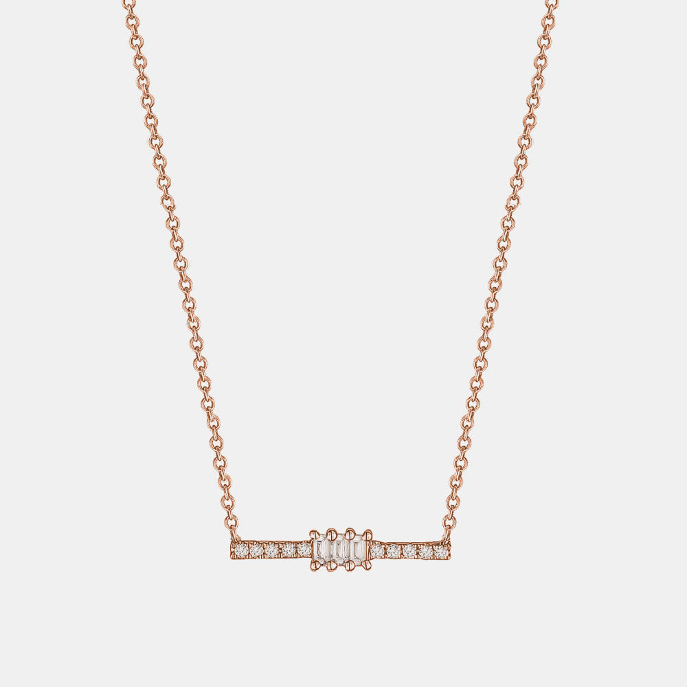 Mini Diamond Segment Necklace