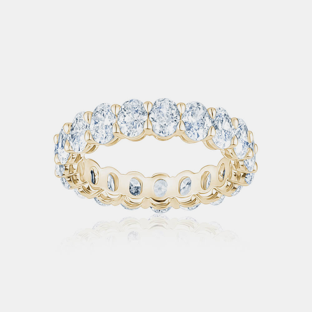 0.20ct Oval Diamond Eternity Band