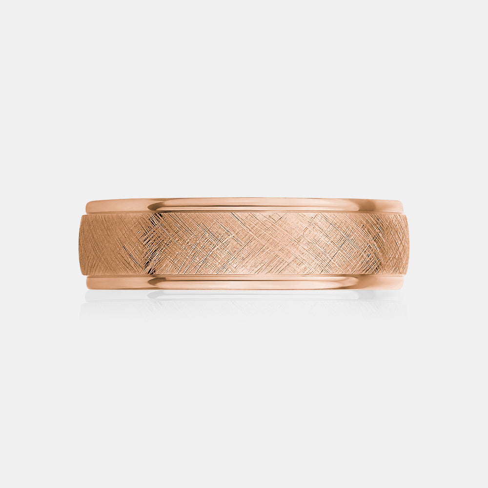 10K Satin Finish Wedding Band