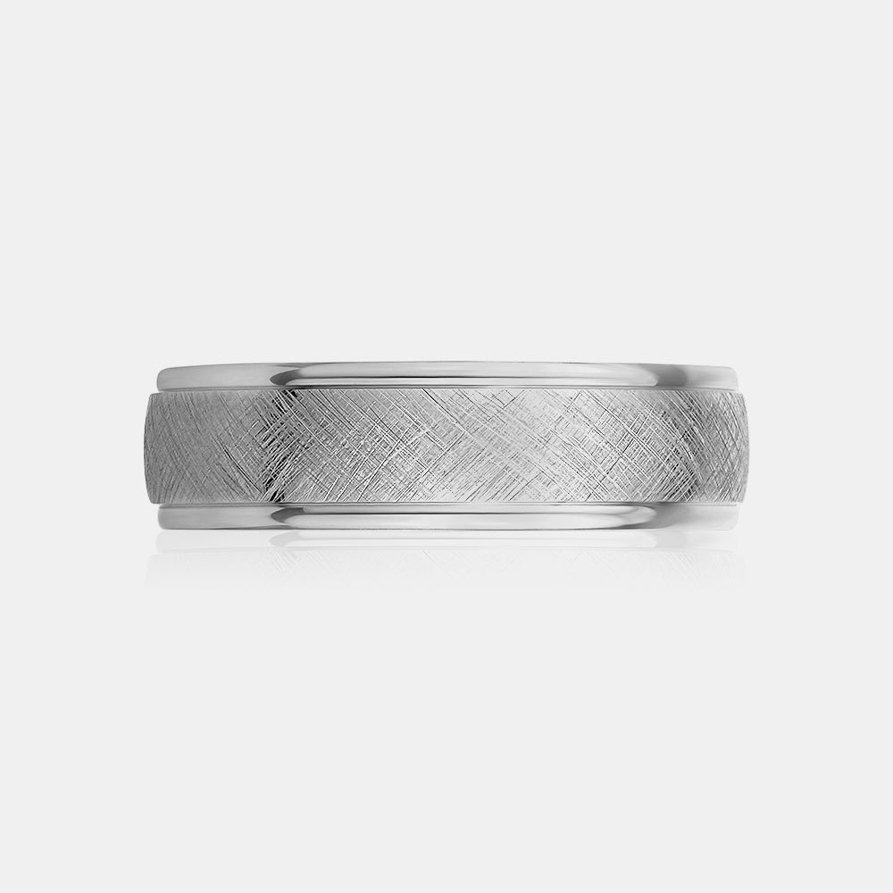 10K Satin Finish Wedding Band