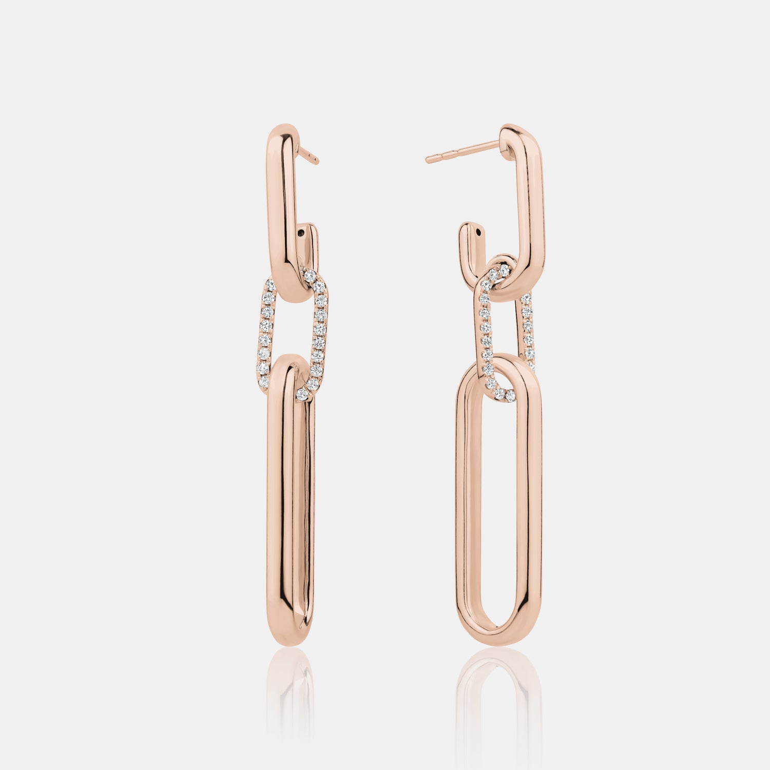 Dangling Link Earrings