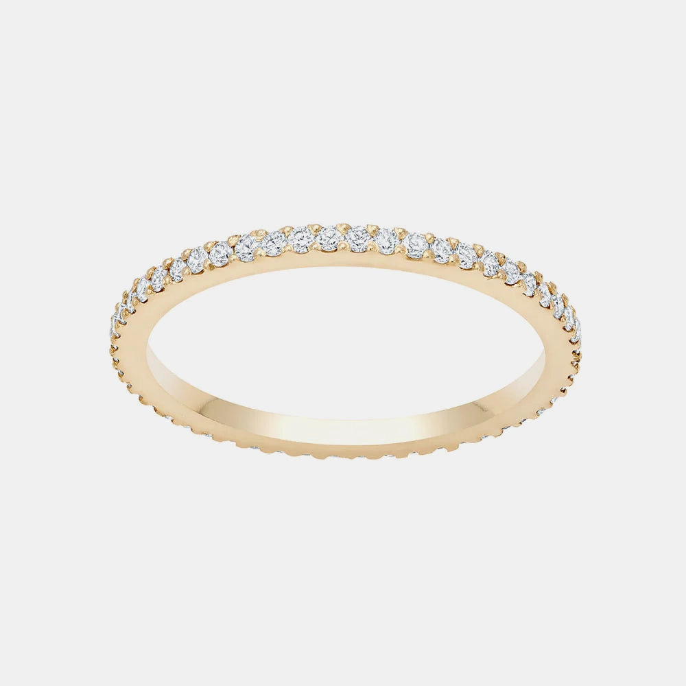 1.3mm Skinny Pavé Ring