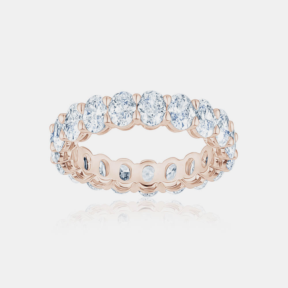 0.20ct Oval Diamond Eternity Band