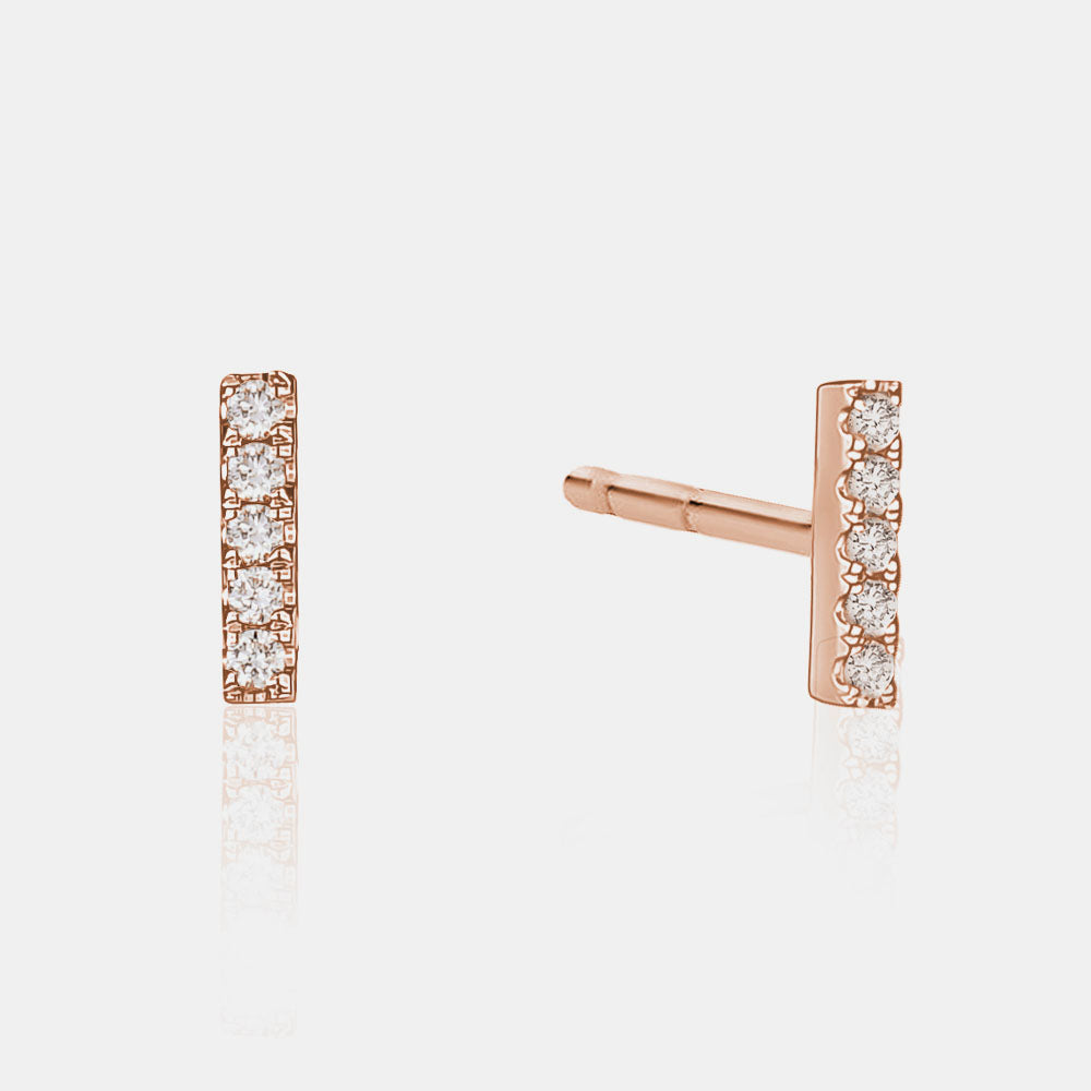 Diamond Bar Studs