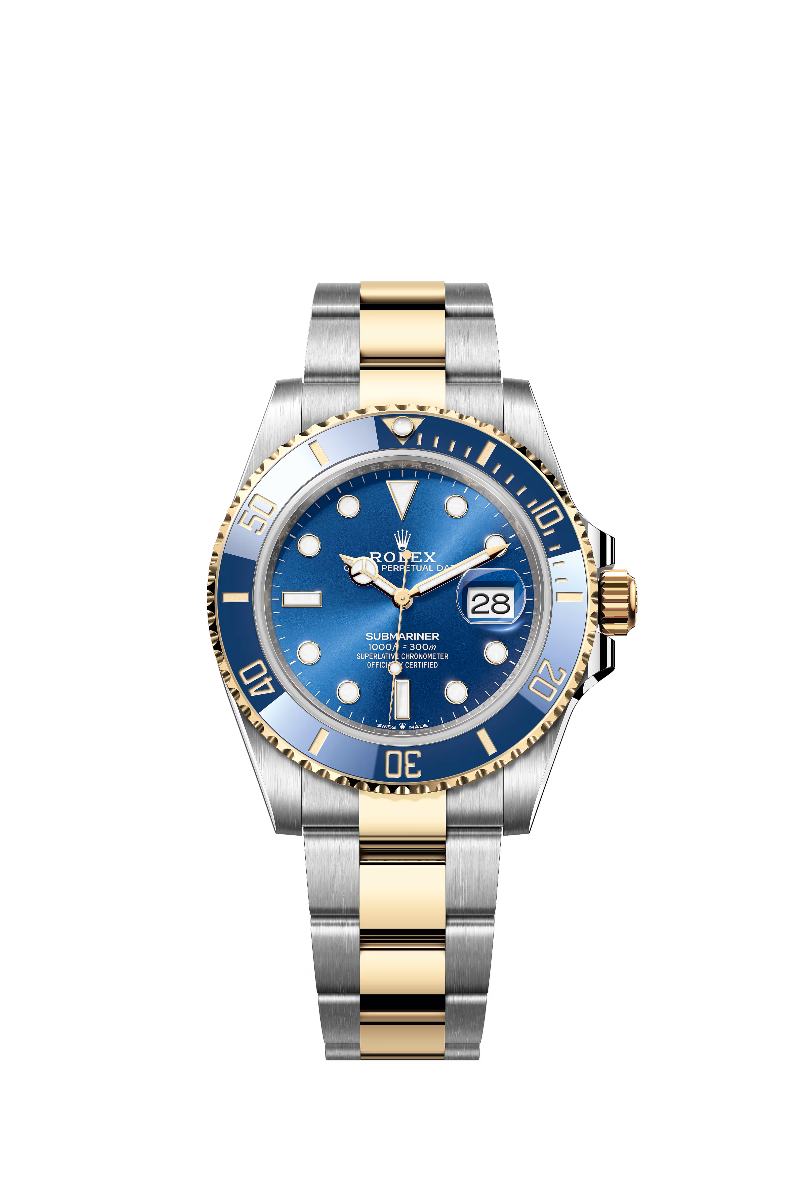 Rolex Submariner Date Two Tone Yellow Gold "Blusey" 41mm 116613LB/2024