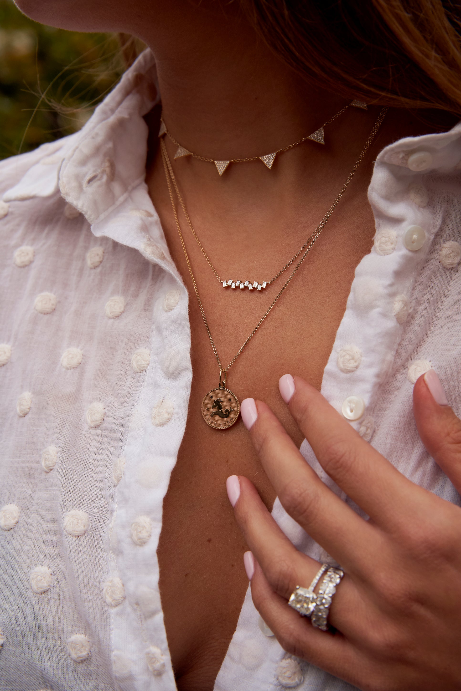 Zodiac Circle Necklace
