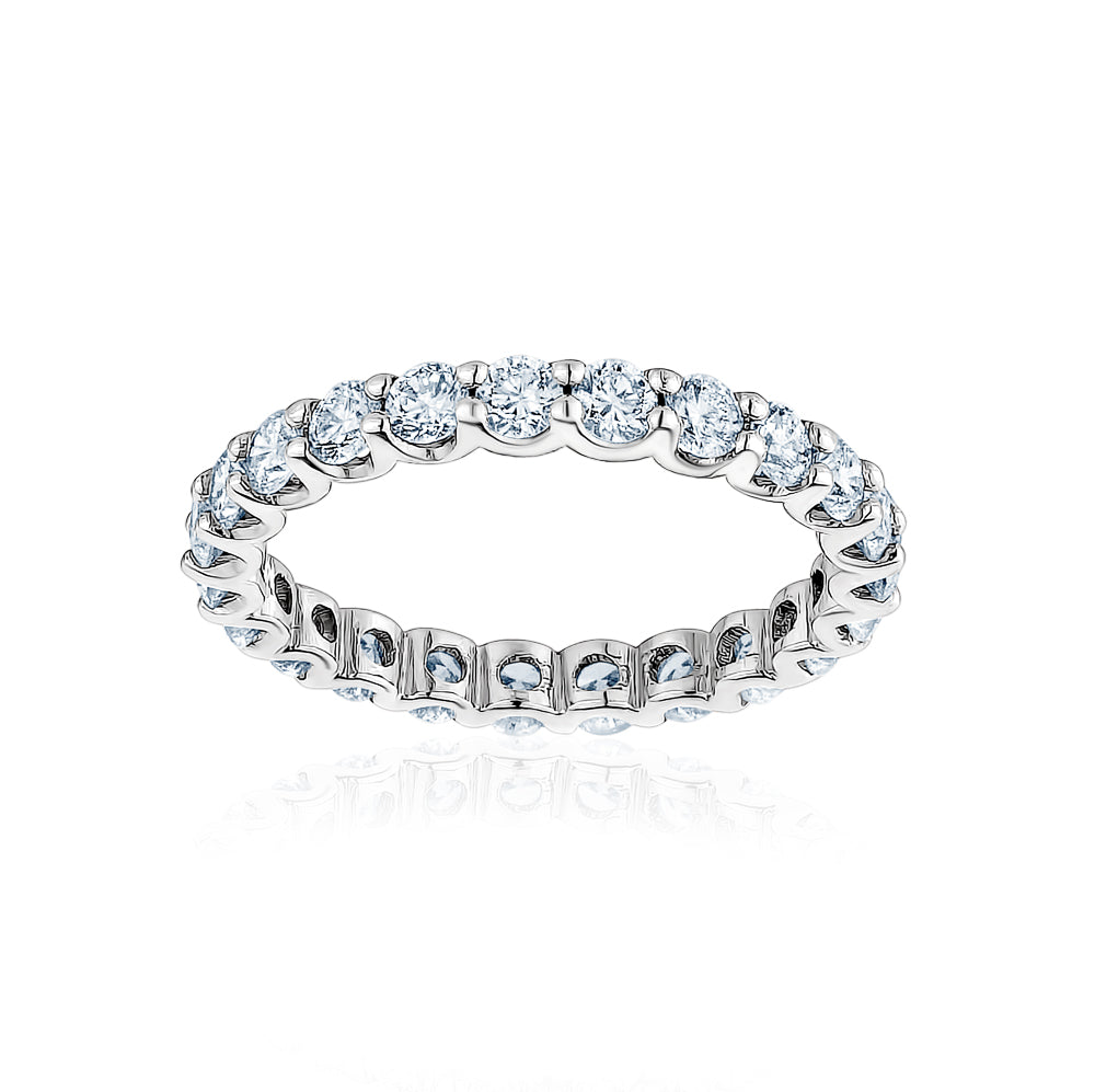 0.05ct U-Shape Diamond Ring