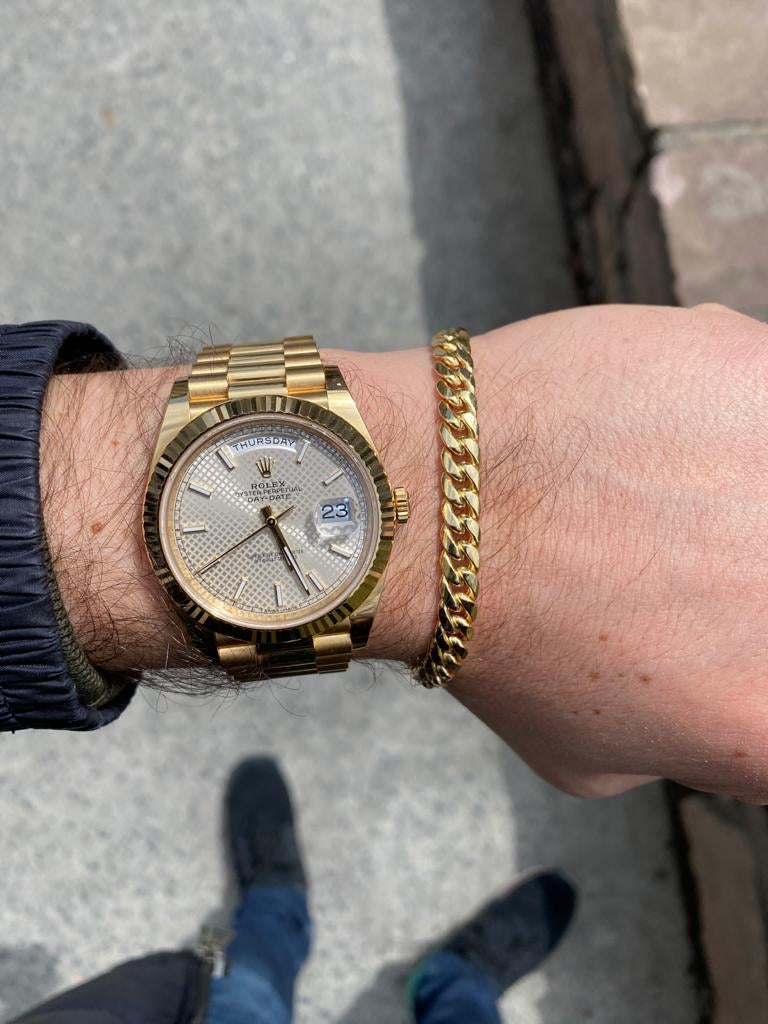 Hollow Miami Cuban Link Bracelet