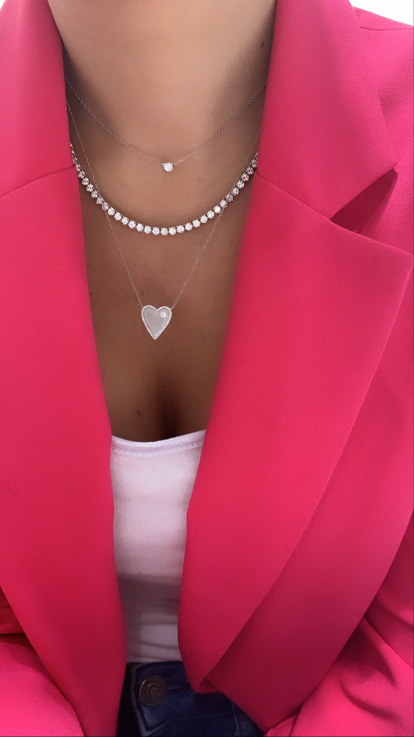 Mini Solitaire Necklace