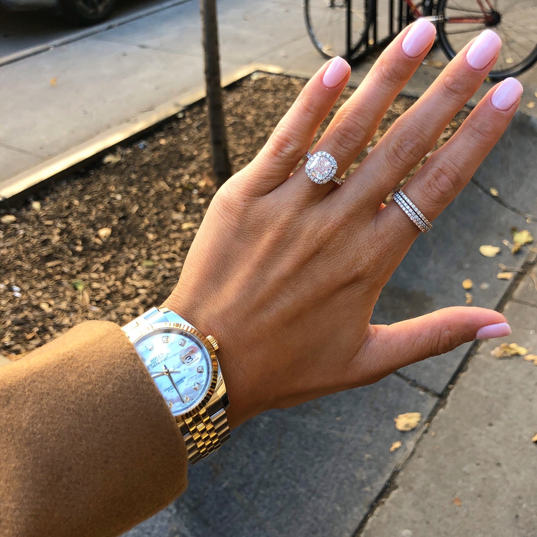 1.5mm Stackable Diamond Ring