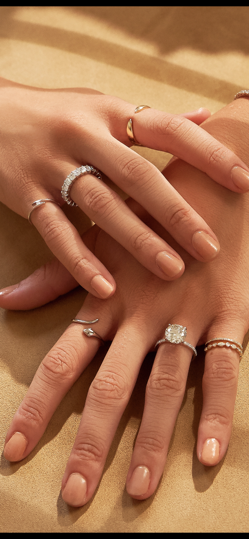 Double Row Diamond Ring