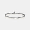 Bracelet en or massif en forme de coeur