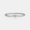 Single Prong Tennis Bracelet with Marquise Shape Clasp