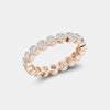Bracelet éternel en diamant serti d'un chaton