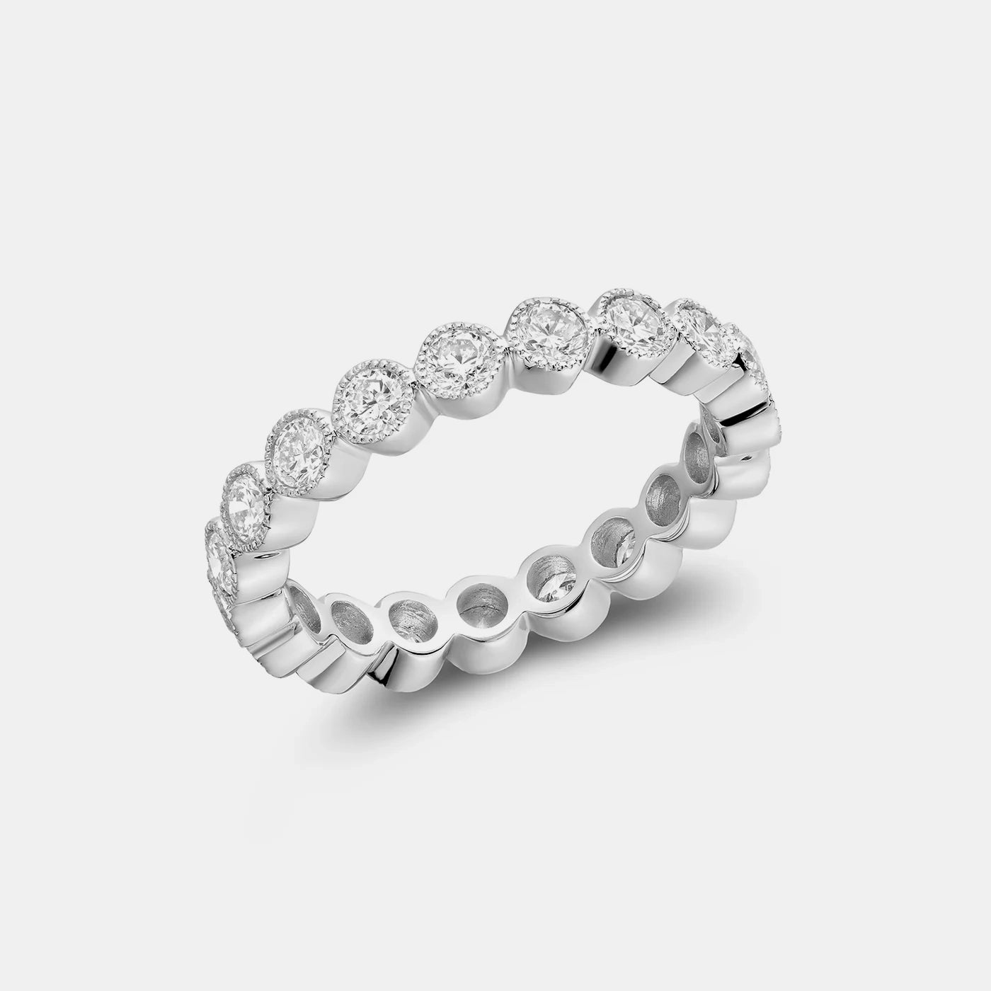 Bezel Set Diamond Eternity Band