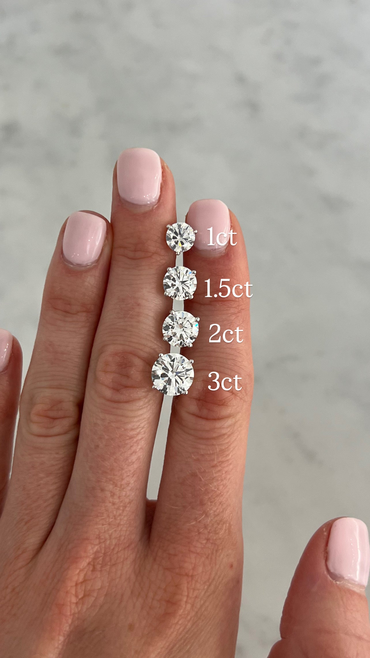 Natural Diamond Studs