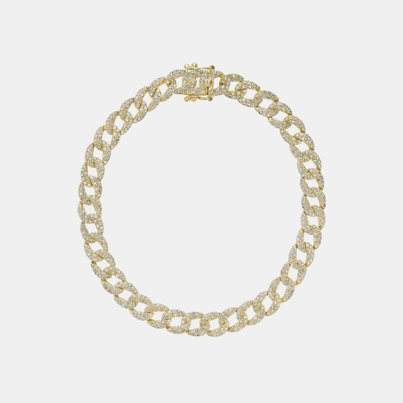 Full Pavé Miami Cuban Link Bracelet