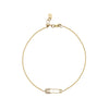 Bracelet à épingles de sûreté avec diamants