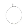 Bracelet à épingles de sûreté avec diamants