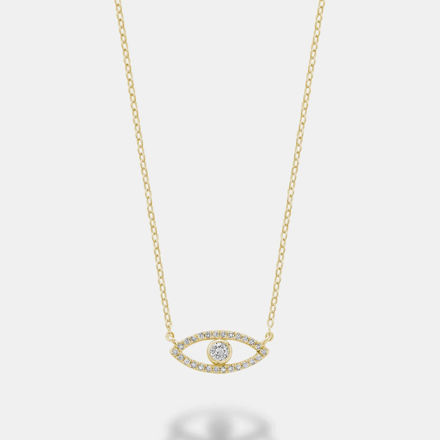 Collier Pavé Oeil du Mal