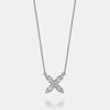 Collier de fleurs à grappes de diamants
