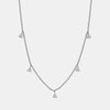 Collier à station de diamants