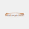 Bracelet multiforme en topaze blanche