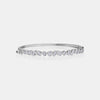 Bracelet multiforme en topaze blanche