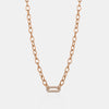 Collier à fermoir en diamant