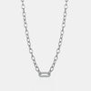 Collier à fermoir en diamant